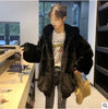 Women's New Rex Rabbit Fur Thickened Long Hooded Jacket