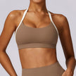 Halter Shockproof Beauty Back Yoga Bra