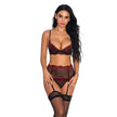 Lingerie Temptation Three-piece Maid Underwear Panties Pattern Suit