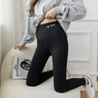 Autumn And Winter Plus Velvet Padded Outer Wear High Waist Pants