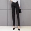 Women's Slimming Feet Straight Professional Trousers