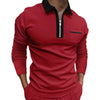 Fashion Slim Fit Pocket Long Sleeve Men's T-shirt