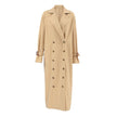 Khaki Double Breasted Trench Coat