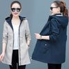 Women's Reversible Mid-length Spring And Autumn Coat