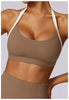 Halter Shockproof Beauty Back Yoga Bra