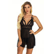 Women Lingerie Lace Babydoll Strap Chemise Teddy V Neck Sleepwear