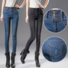 Row high-rise jeans