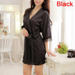 Women's Sexy Lingerie Set Sexy Ice Silk Robe with Bathrobe