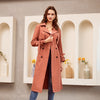 Retro mid-length trench coat