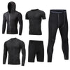 New 5-piece quick drying suit for leisure sports gym