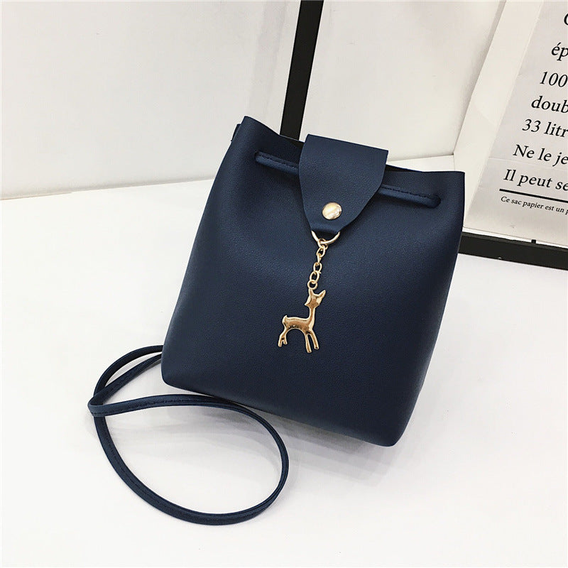 Summer new style pu female bag bucket