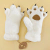 Cat's Paw Gloves Warm-keeping And Cold-proof Fleece-lined