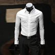 Men's slim business long sleeve shirt