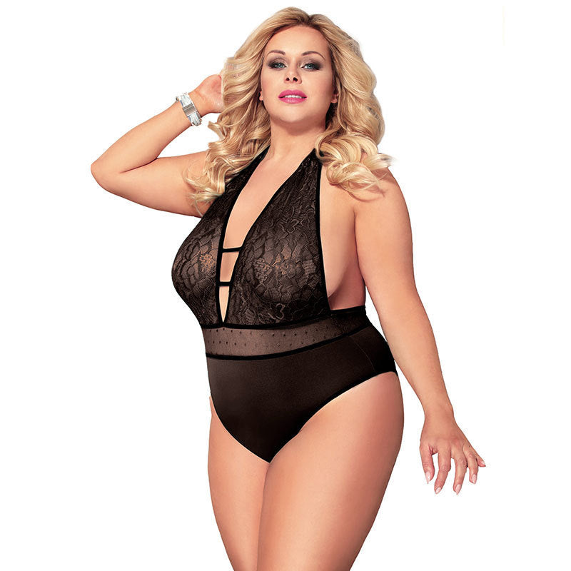 Sexy Lingerie One-piece Sexy Pajamas Hanging Neck Straps