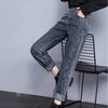 Temperament Stretch Jeans Women Fall and Winter High Waist Was Thin