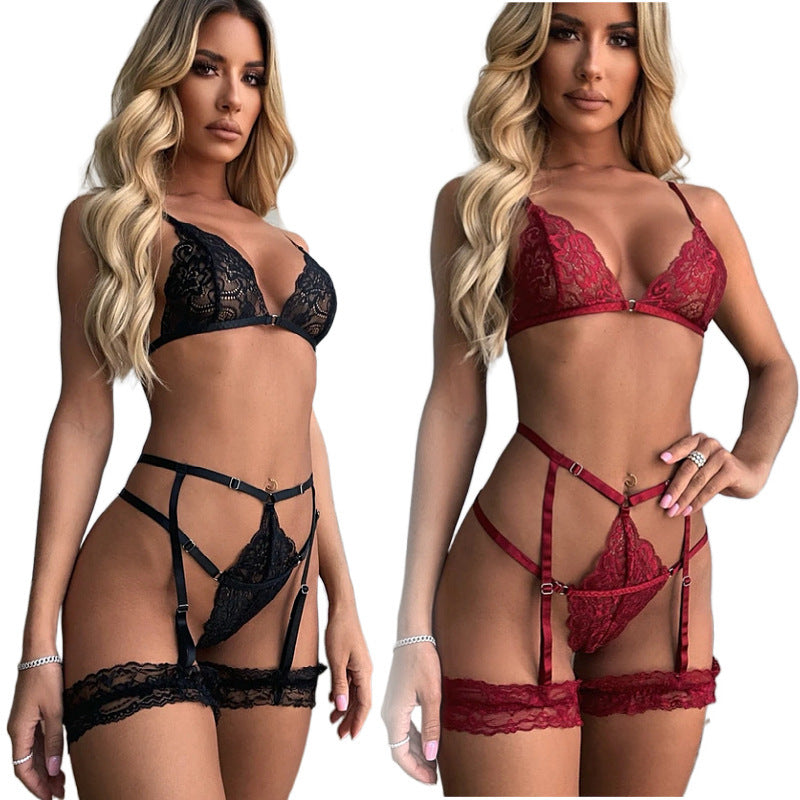 Sexy Lingerie European And American New Sexy Lace Cross