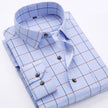 New Shirt In Spring Oxford Spinning Men''s Cotton Long Sleeve Young Middle Aged Shirt Father Slim Fit Business Casual Man