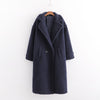 Women's Winter Fashion Vintage Lamb Wool Coat