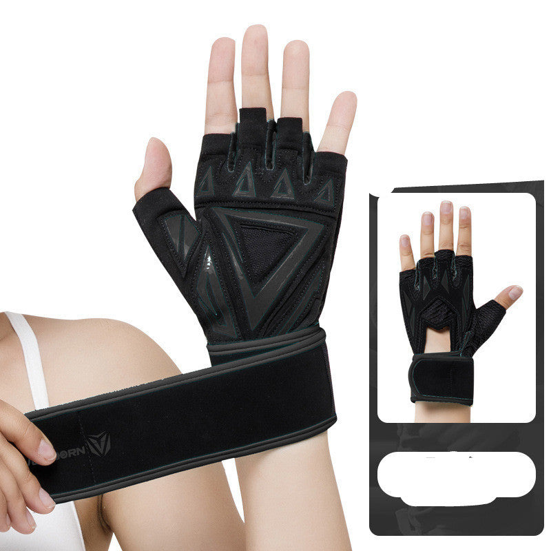 Fitness Gloves Female Non-Slip Half-Finger Wrist Guard