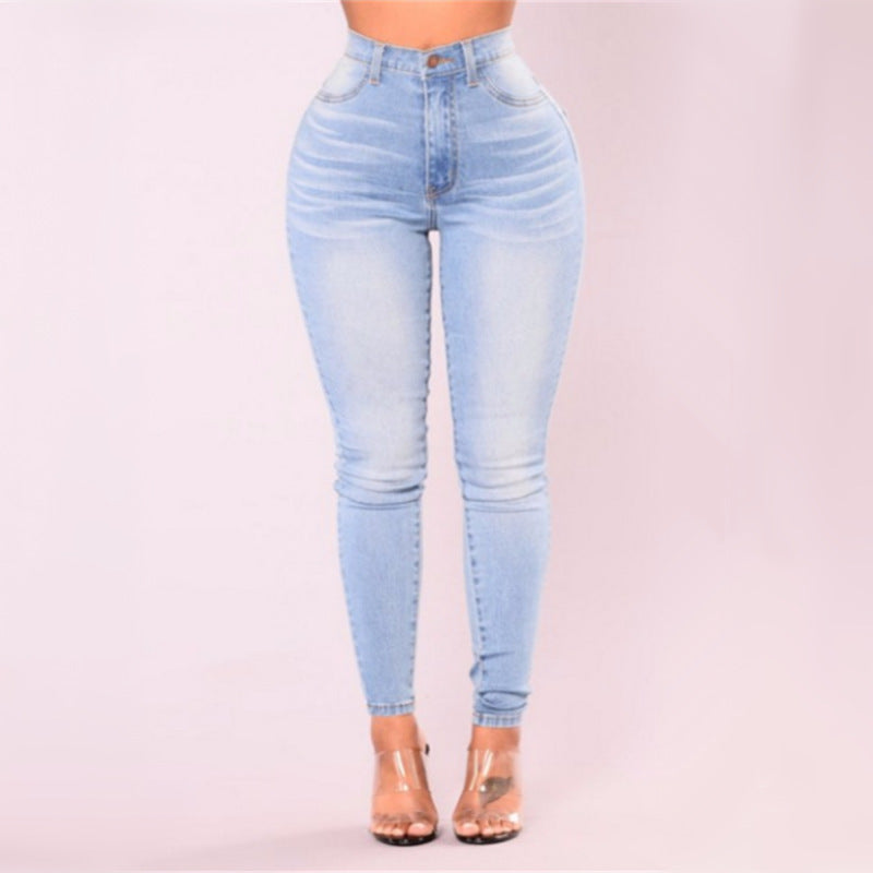 Light Color Stretch Jeans Women