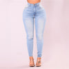 Light Color Stretch Jeans Women