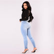 Light Color Stretch Jeans Women