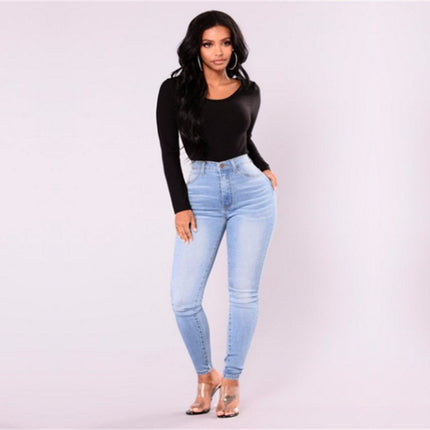 Light Color Stretch Jeans Women