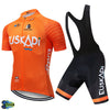 Orange Short Sleeve 12D Cycling Jersey Summer Sports Suit