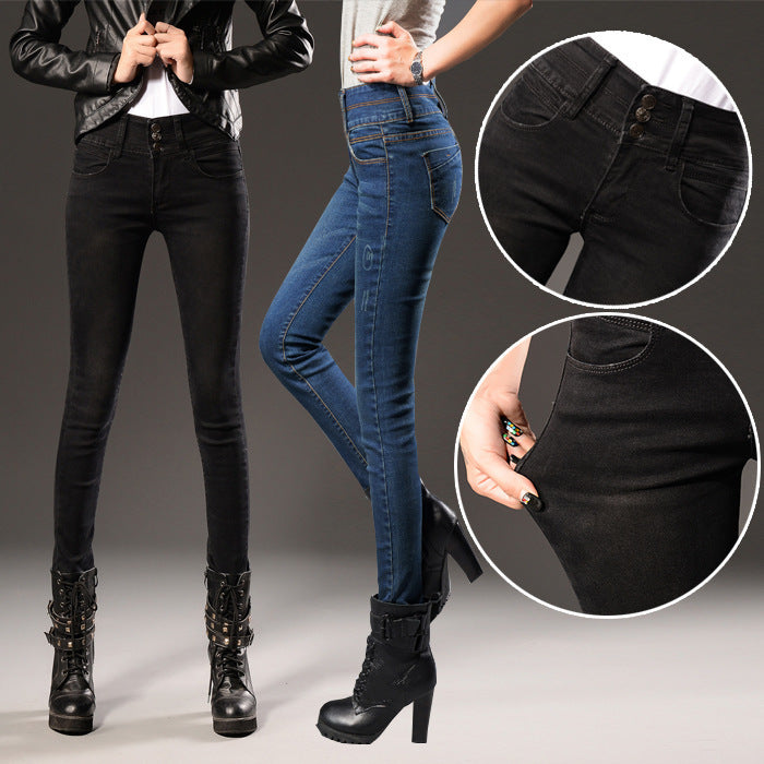 Row high-rise jeans