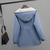 Small Velvet Padded Thickened Coat Women