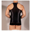 Men's Lingerie Tight Clothes Super Elastic Vest Short Sleeve Temptation