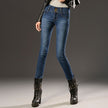 Row high-rise jeans