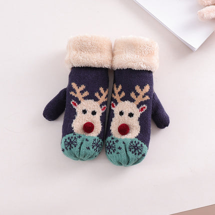 Christmas plush gloves