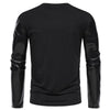 Men's Fashion Casual Bottoming T-shirt Plus Size Round Neck