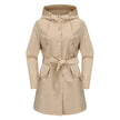 Spring And Autumn New Hooded Waterproof Coat Containing Belt Thin