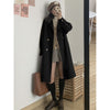 Women's Mid-length Woolen Coat Thickened Small