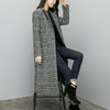 Over-the-knee woolen coat