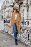 Fashion Ladies Simple Wool Coat