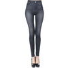 High Waisted Jeggings - Denim Leggings