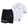 Sports Suit Men's Running Gym Short-sleeved T-shirt Sportswear Two-piece Suit