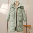 Women's Mid-length Cotton-padded Coat Thickened Warm Plus Size Coat