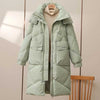 Women's Mid-length Cotton-padded Coat Thickened Warm Plus Size Coat