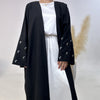 Middle East Turkey Dubai Embroidered Elegant Cardigan Robe