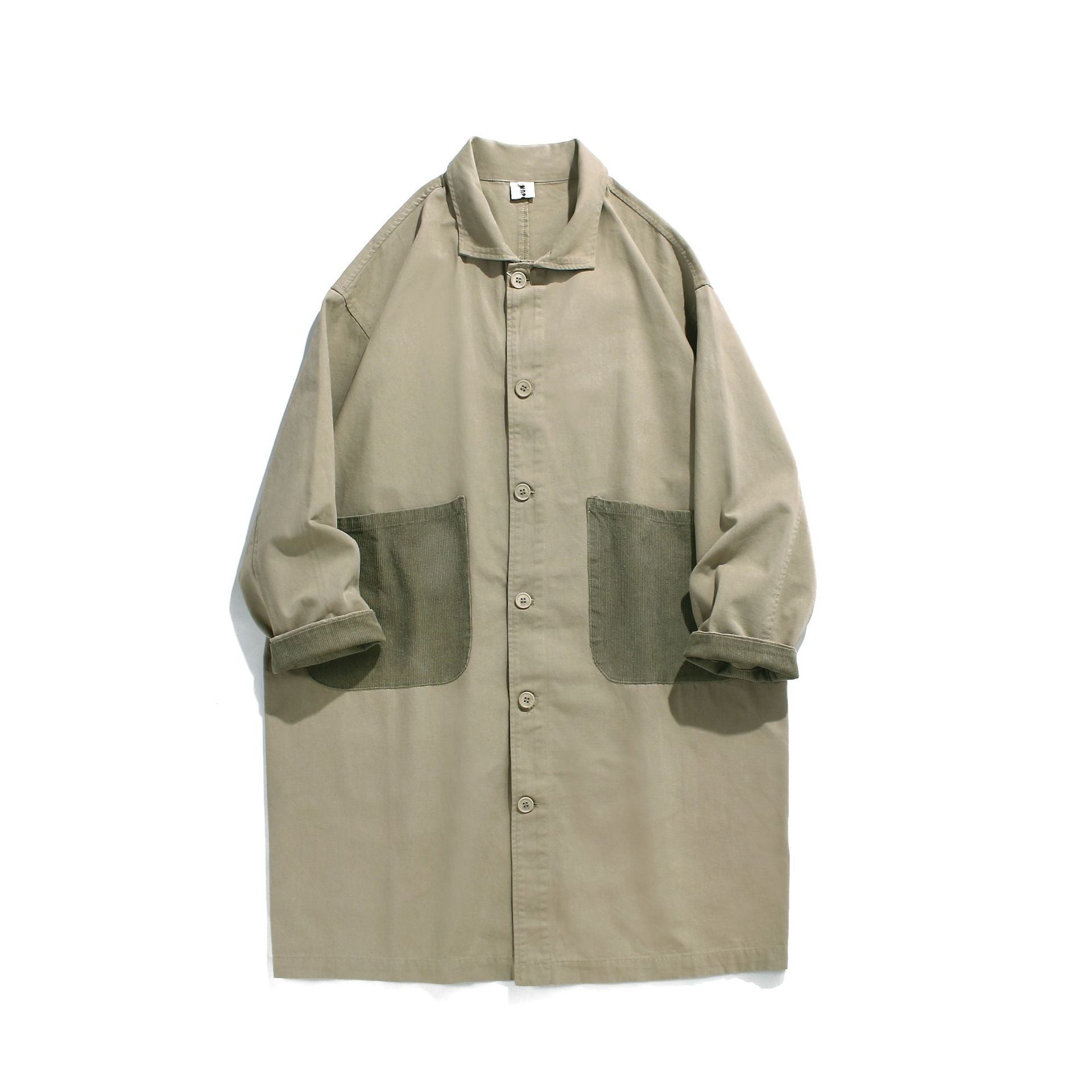 Men's Casual Outdoor Neutral Wind Loose Trench Coat