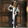 Women's knitted cardigan sweater