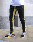 FOG Bibb with uniform pants pants trousers inside zipper retro color stripe men's casual pants