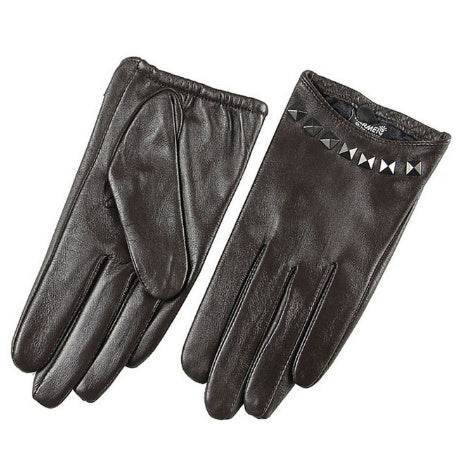 Ladies spring and autumn leather gloves