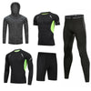 New 5-piece quick drying suit for leisure sports gym