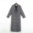 Over-the-knee woolen coat