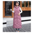 Women's Down Mid-length Thickened Vest Jacket